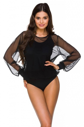 232 Damenbody Lupoline - schwarz 