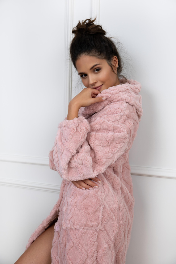 Bethany Sensis Damenbademantel – Dirty Pink