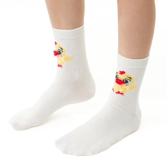 Art.014 Happy Ester Steven Kindersocken – 045 ecru