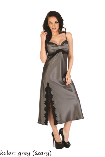 926 Kleoree Langes Nachthemd De Lafense - grau