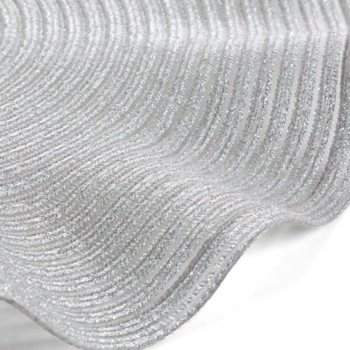 Eurofirany Tischset elegante Platzmatte unter Teller Glamour Stil June silver