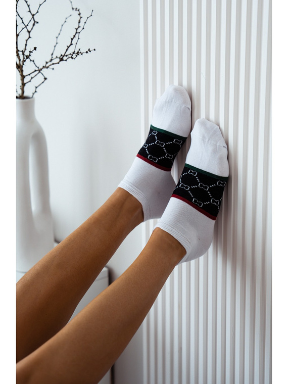 1146-005 CC mit breitem Riemen Milena Damenfüße - weiß