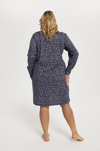 Flora Langarm Nachthemd Italian Fashion - Druck