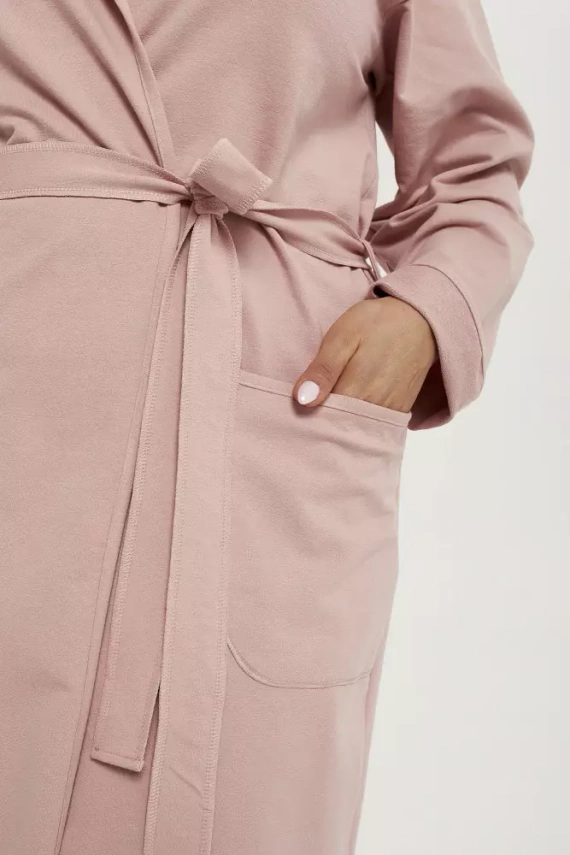 Karina Damenbademantel Italian Fashion - puderrosa