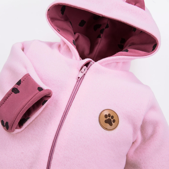 Run & Fun Eevi Fleece-Anzug – Rosa