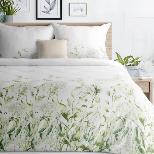 Bettwäsche Buena Design 91 Blumenmuster wendbar weich mit Reißverschluss