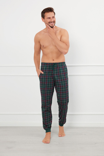Fogo Herren Pyjamahose Italian Fashion - Druck