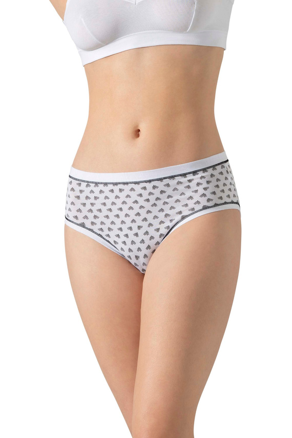 3363 MIDI-2H100 Cotonella MIDI-Höschen im 3er-Pack – Baumwolle, mittlerer Bund, bequem für den täglichen Gebrauch