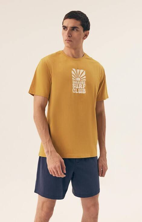 42600 Sun Henderson Herrenpyjama – gelb