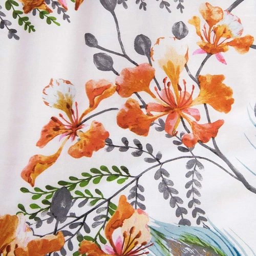 71483/1 Baumwollbettwäsche Blumen Cottonlove Darymex