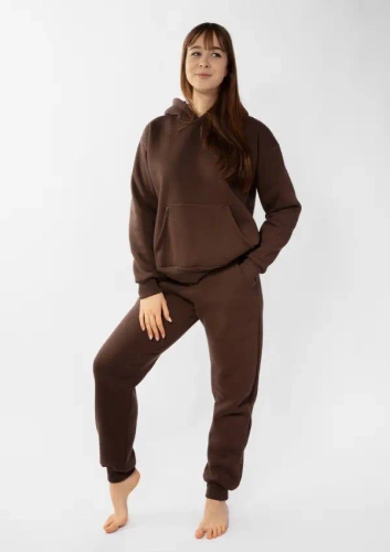 Randi Dkaren Damen-Trainingsanzug-Set – Schokolade