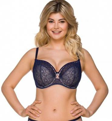 2229 Lupoline halbgepolsterter BH - navy blau