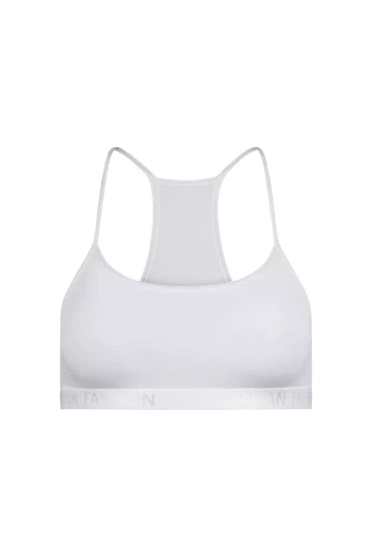 Nikola Mädchen-BH, schmaler Träger Italian Fashion- weiß