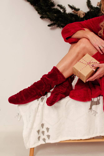 553/554 Wellsoft Smooth Schlafsocken De Lafense - kastanienbraun