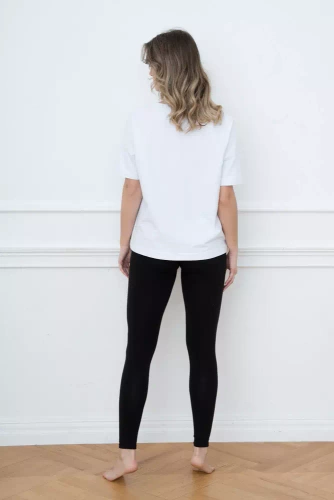 Alta Kurzarmbluse Italian Fashion - weiß