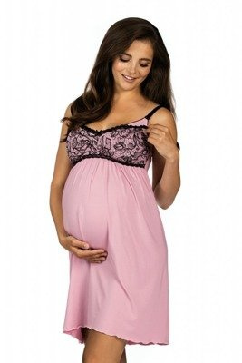 3007 MK Nachthemd für Schwangere und Stillende Lupoline