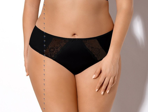 Gorsenia K 358 Blanca schwarzer Schlüpfer