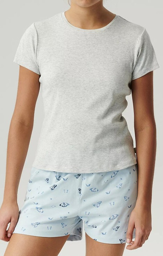 NLP-490/01 ​​​​Atlantic Damenpyjama – blau