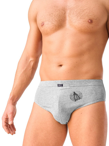Key MPP 614 B26 Herren-Slips 2er-Pack Baumwolle mit Tiermuster