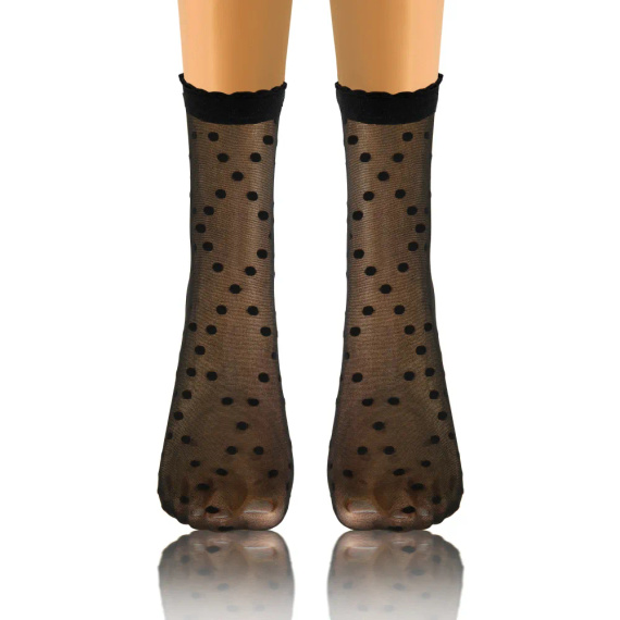 Sesto Senso Damensocken, Muster 08 Punkte