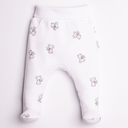 Baby-Schlafanzug Figo Nicol Koala 100% Baumwolle weiß
