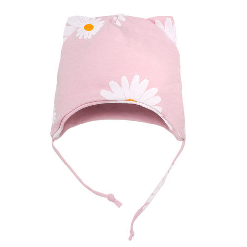 Daisy Pinocchio gebundene Babymütze – rosa