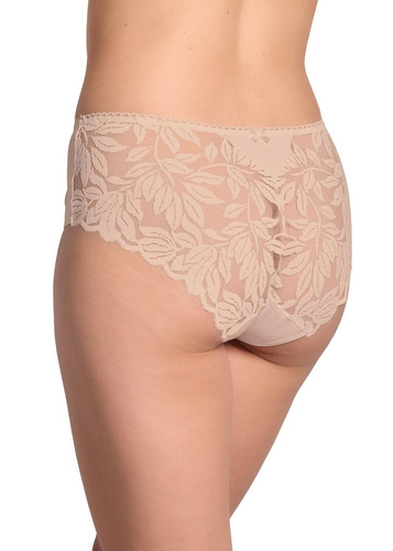 Damen Slips Gabidar 222 Baumwolle Spitze hoher Bund