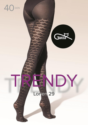 Strumpfhose Lorien 29 Gatta – 40 den, Wellenmuster, matt