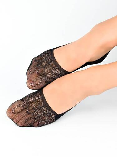 SN049 Noviti Damen-Ballerinas – Schwarz
