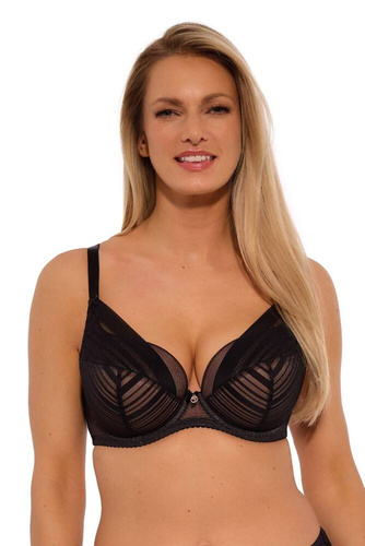 BS 1272 Johanne Full Cup Stiff BH von Gaia - Schwarz