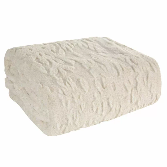 Blink 2 Eurofirany Weihnachtsdecke, Creme und Gold