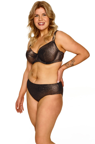 Feminine klassische Komfort-Slips Lupoline Alessia 1 in Braun