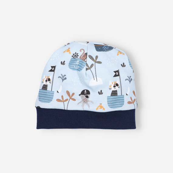 ABK-0041/LOD Piraci Babyset aus Bio-Baumwolle Nini, Marineblau