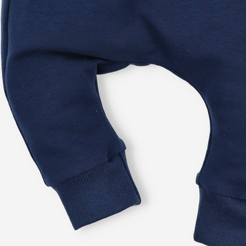 ABN-4517/GRA Taschen-Jogginghose aus Bio-Baumwolle Nini, Marineblau