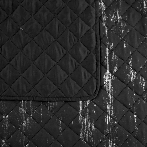 Blink 1 dekorative Tagesdecke Design91 schwarz/silber