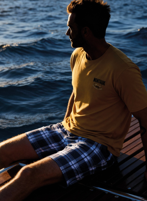 Herrenpyjama Cornette 326/213 Montana 2 100% Baumwolle Kurzarm