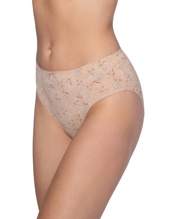 Figi L-120 BI-104 Lama beige – Baumwoll- Damen Slips, klassischer Schnitt, 3er Pack