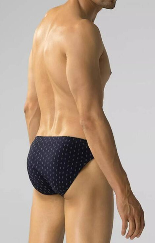 3MP-177 A'3 Atlantic Herren-Slip – Marineblau-Blau – Grau