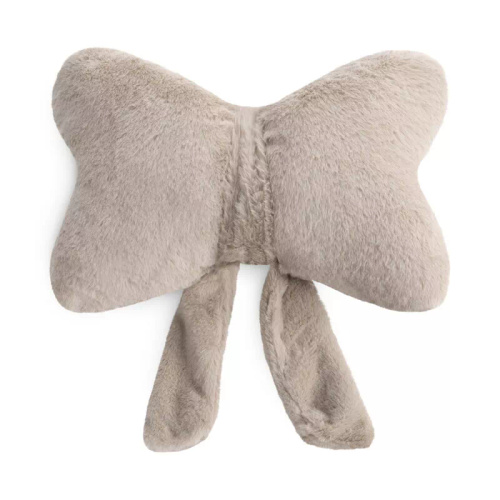 Eurofirany Wiosna 135 – dekoratives Kissen 37x10x30 mit Schleife beige