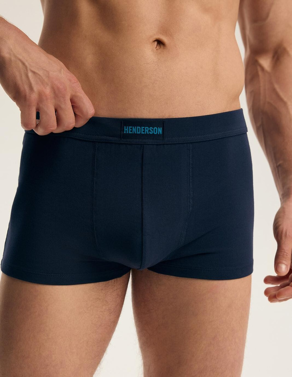 Henderson 44562 Bell Herren Boxershorts 2er-Pack Baumwolle mit breitem Logo-Bund