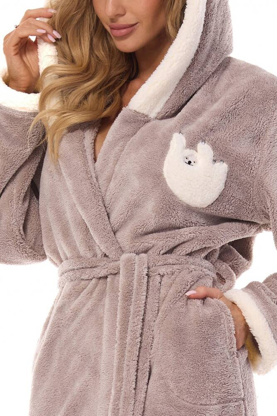 2411 Lazy Damenbademantel L&L - Opal