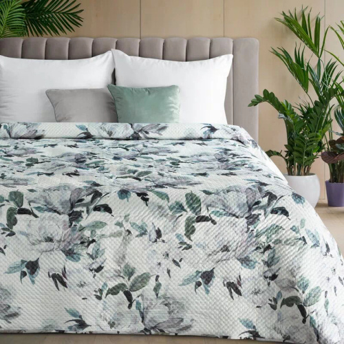 Narzuta Loti Eurofirany Weiß Dekorativ 100% Polyester Elegant