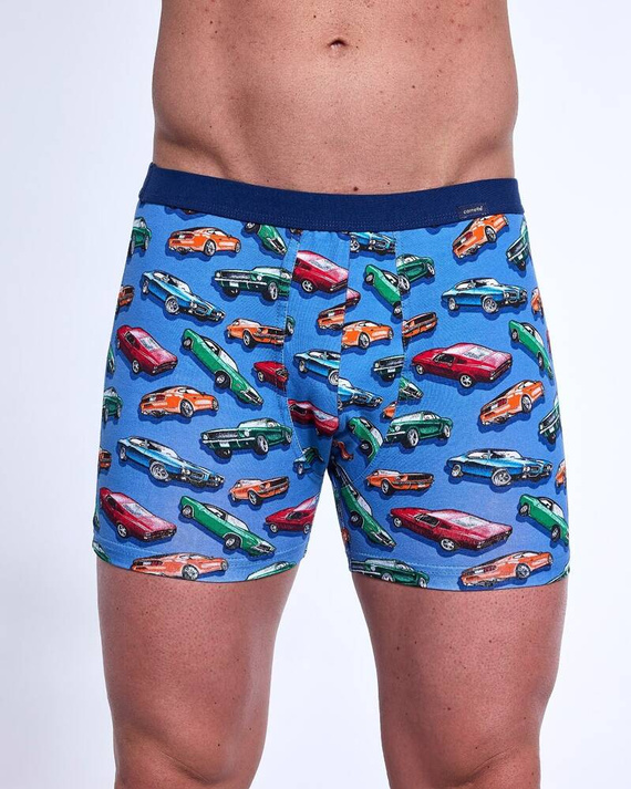 946/02 Cornette Herren-Boxershorts, Marineblau