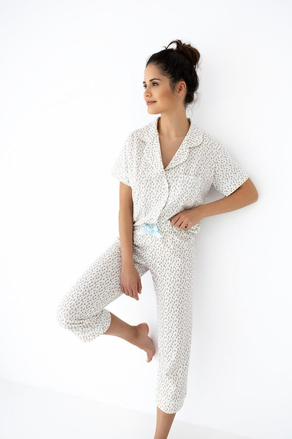 Marieta Sensis Damenpyjama – Creme