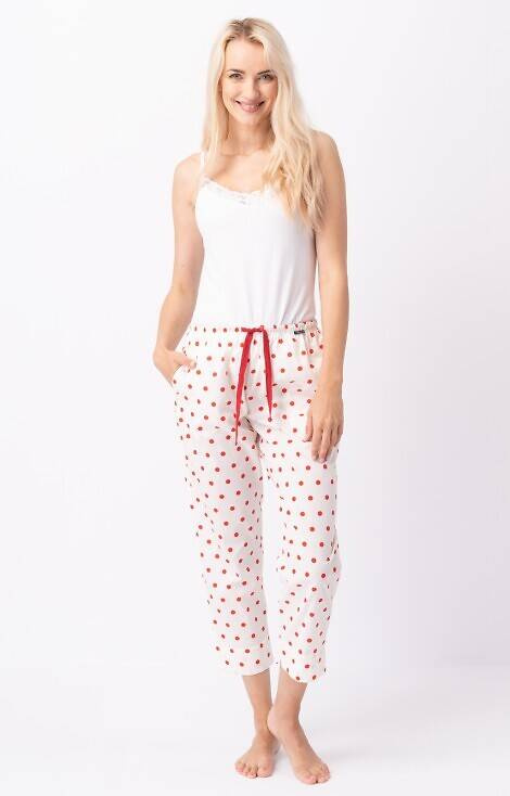 LHE 167 B24 Key Pyjamahose – Ecru