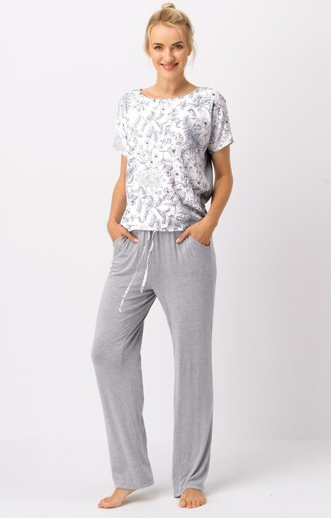 LNS 546 Key Damenpyjama – Grau