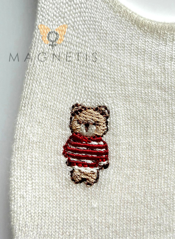 Magnetis YN-251132 – Damen Ballerina-Füßlinge aus Viskose mit Silikon