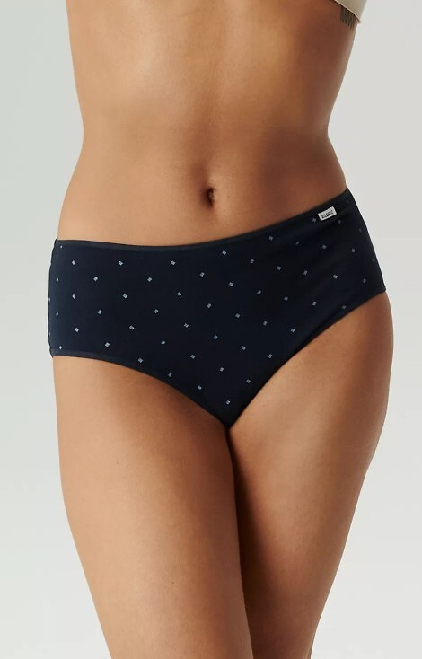 3LP-220 Klassisches Damenhöschen Atlantic - Beige-Lavendel-Marineblau