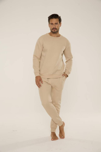 813 Indigo Herren Trainingsanzug von De Lafense - sand