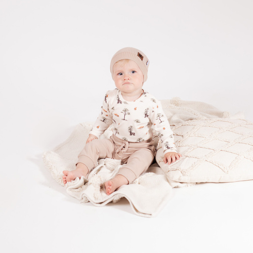 218094 Yogi Bear Baby-Body Nicol – Baumwolle, lange Ärmel, Waldmuster